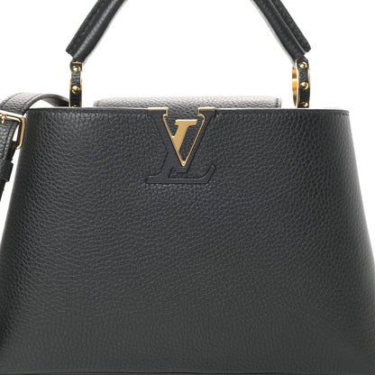 Louis Vuitton Taurillon Capucines BB Black 8 of 11