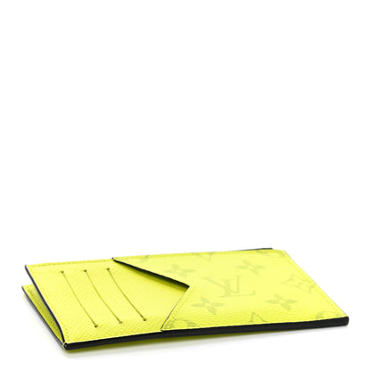 Louis Vuitton Monogram Taiga Coin Card Holder Yellow 4 of 6