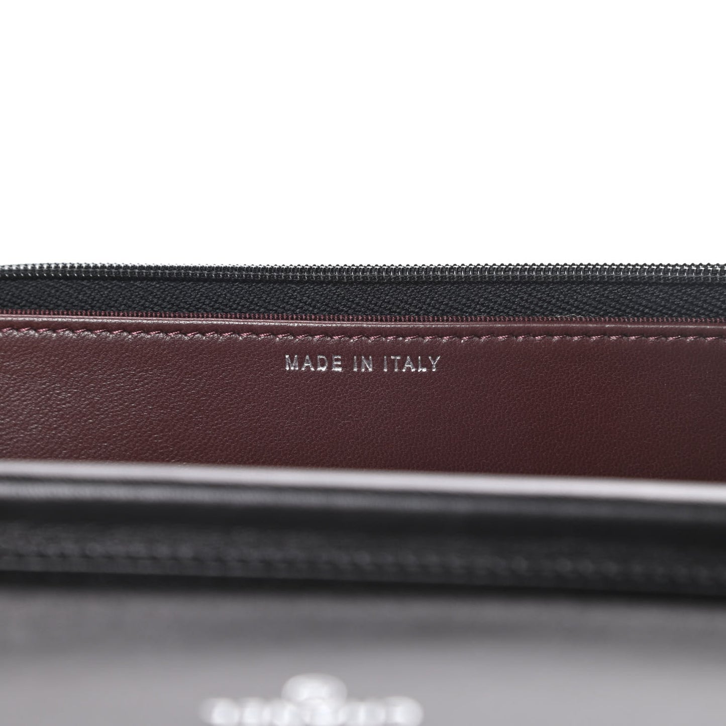 Lambskin Quilted Wallet On Chain WOC Black