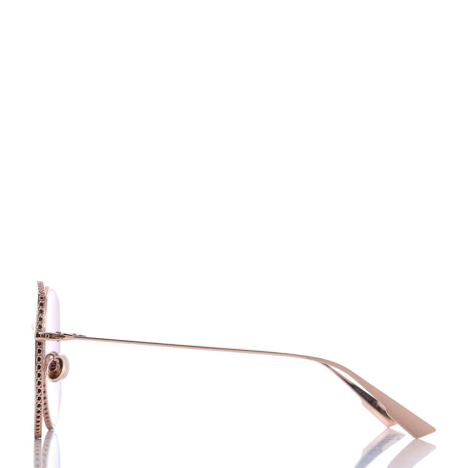 Christian Dior Dior By Dior 2F Sunglasses Pink Gold 4 of 6