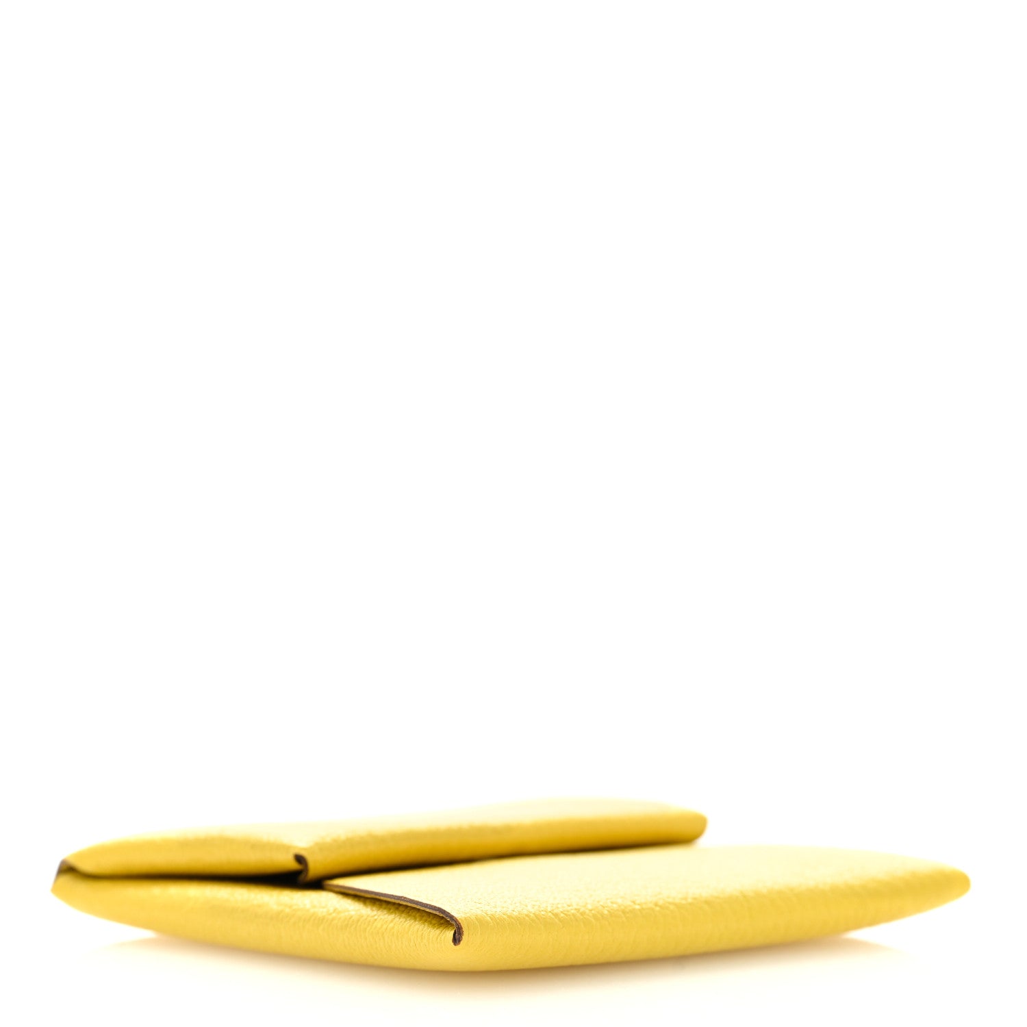 Hermes Chevre Mysore Bastia Coin Purse Jaune Ambre 4 of 7