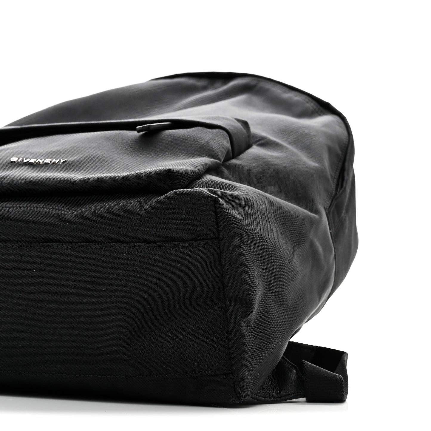 Nylon Essential Backpack Black White