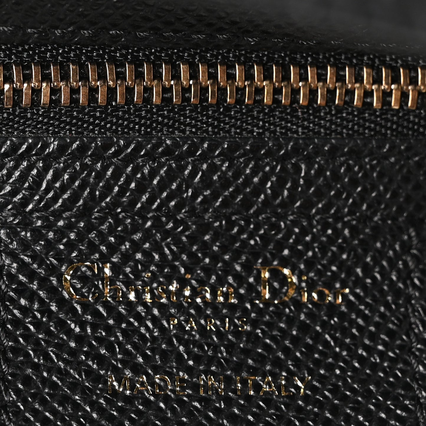 Grained Calfskin Saddle Bag Black