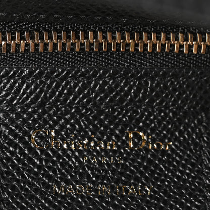 Christian Dior Grained Calfskin Saddle Bag Black 6 of 10