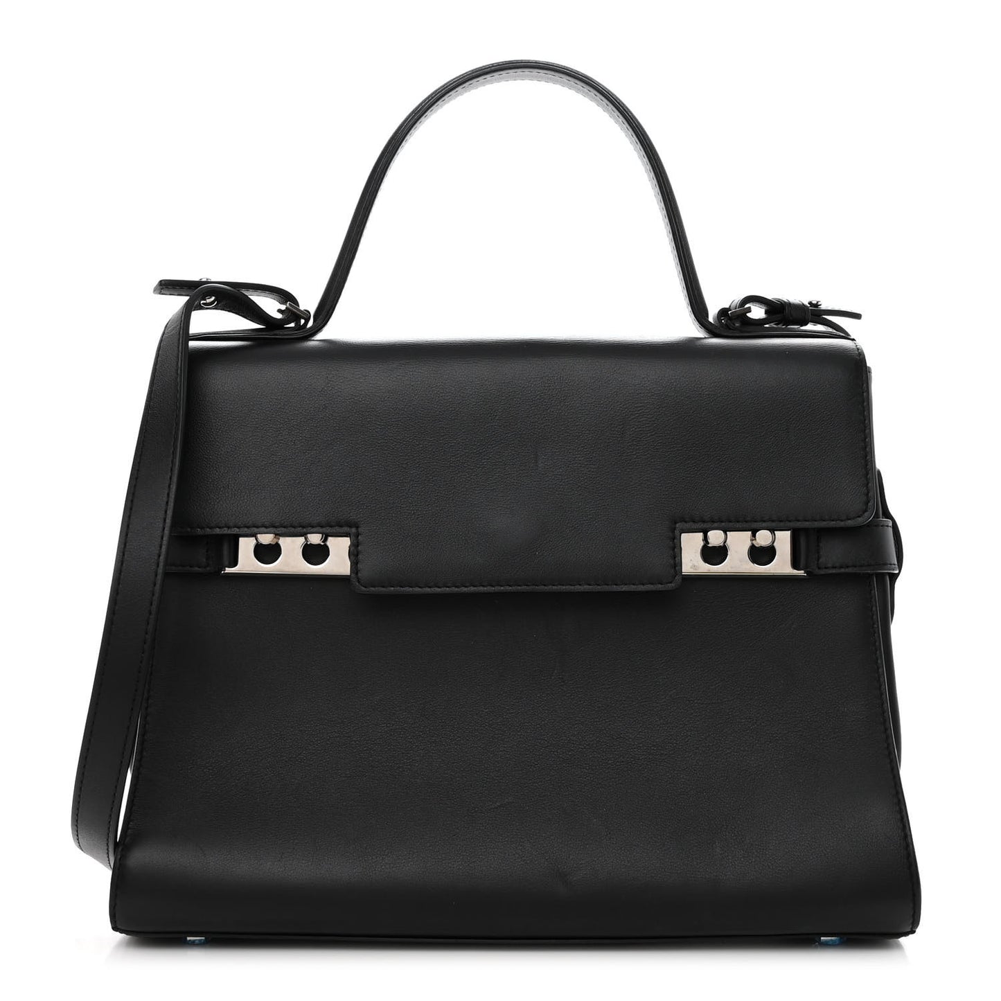 Calfskin GM Tempete Satchel Black
