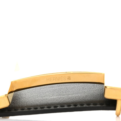 Hermes Chamonix Epsom 38mm Constance H Belt 100 Black White 8 of 8