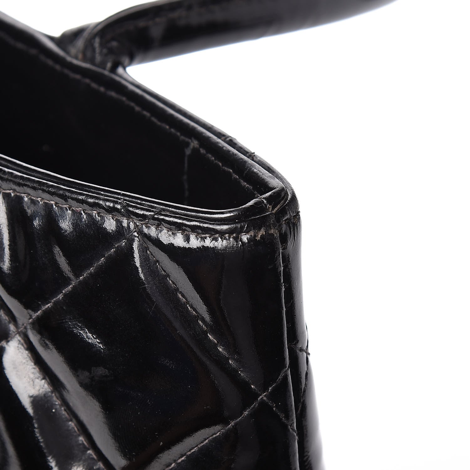 Chanel Patent Medallion Tote Black 19 of 21