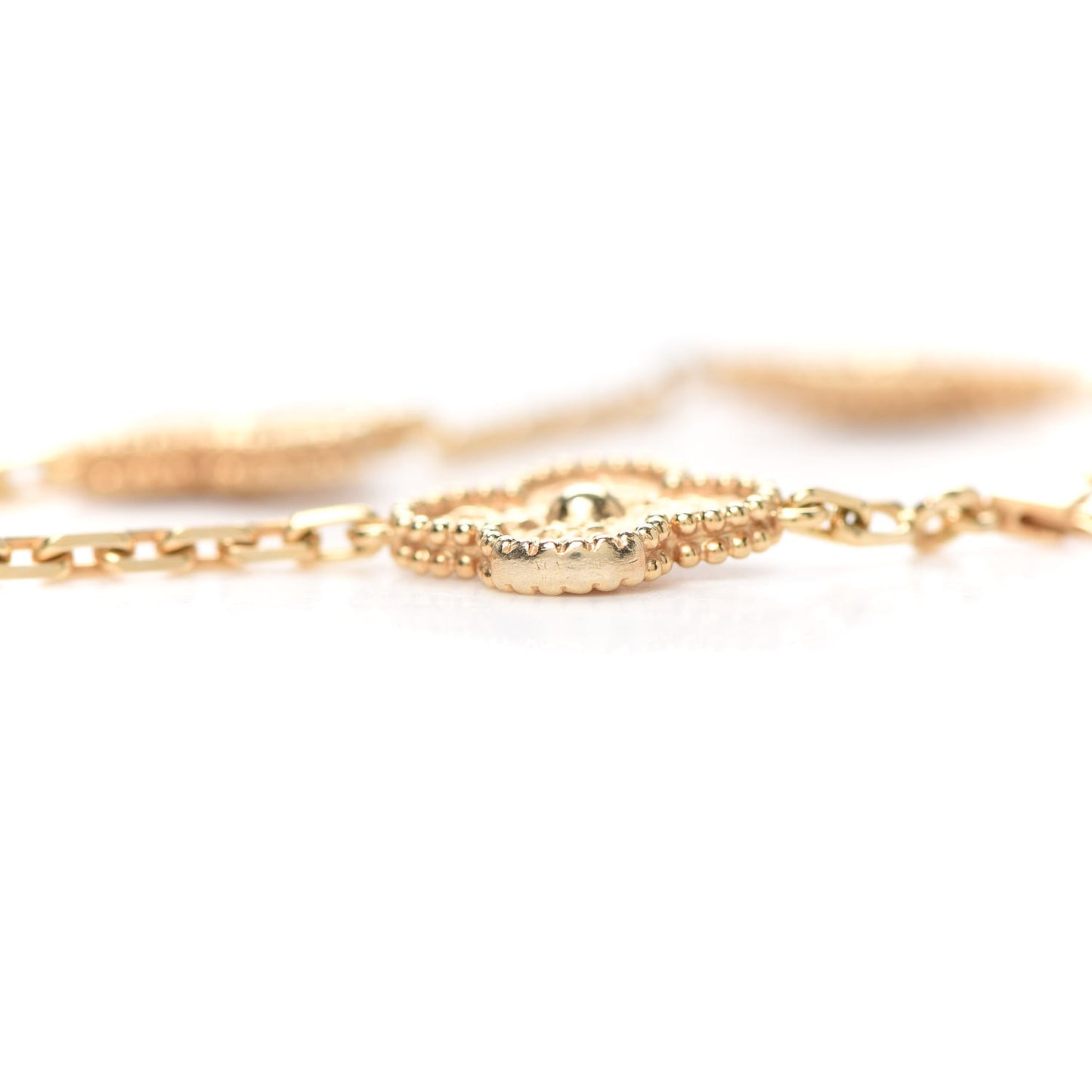 18K Yellow Gold 5 Motifs Vintage Alhambra Bracelet