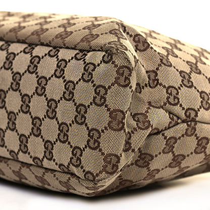 Gucci Monogram Medium Horsebit Chain Hobo Metallic 8 of 11