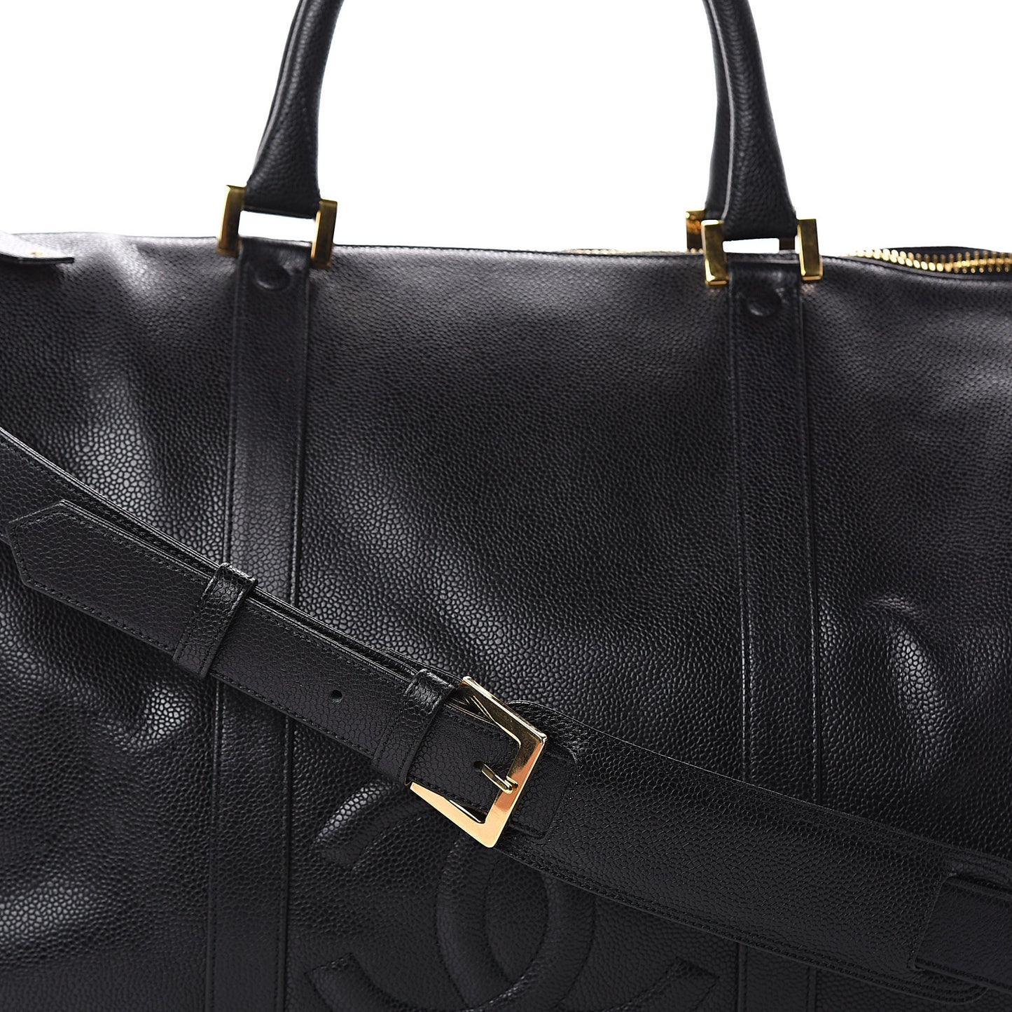 Caviar Timeless CC Duffel Bag Black