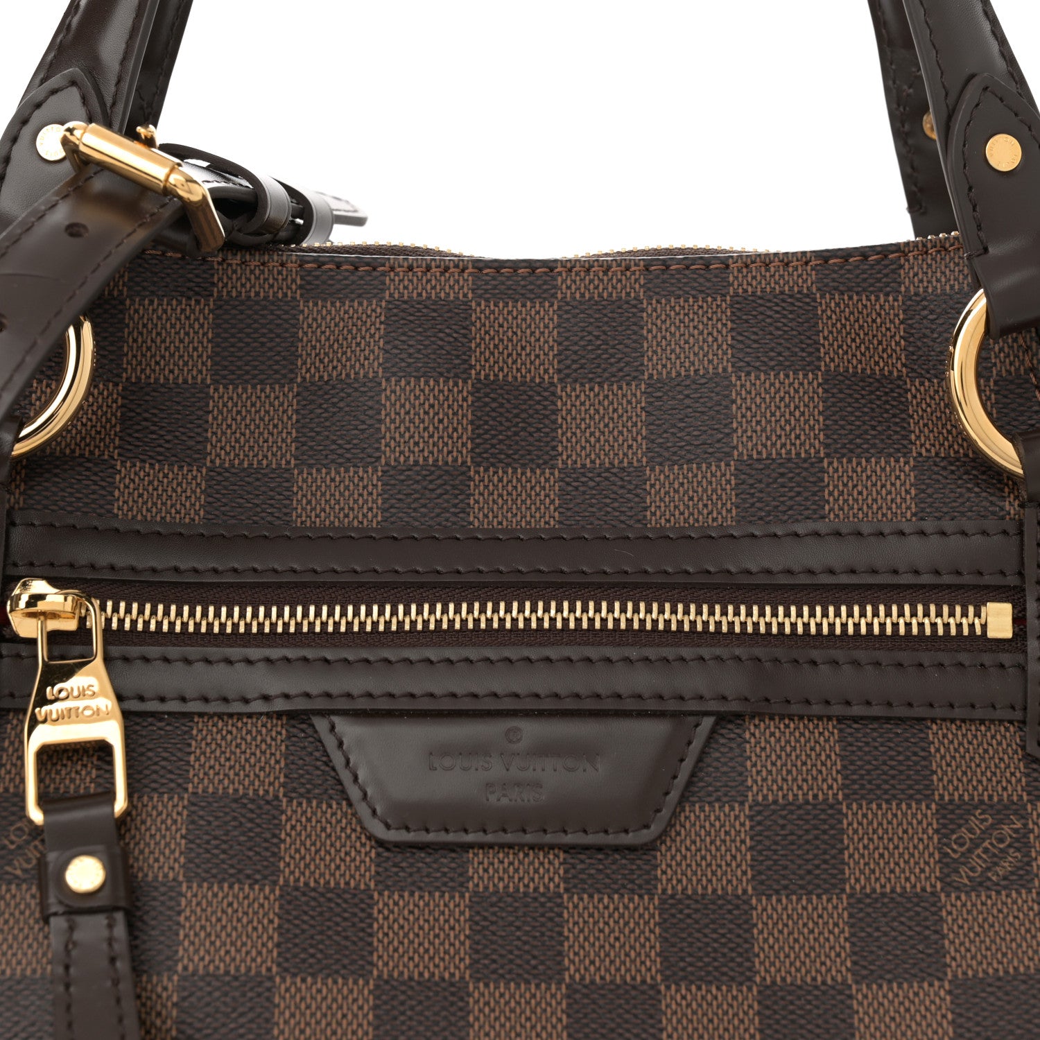 Louis Vuitton Damier Ebene Evora MM 7 of 9