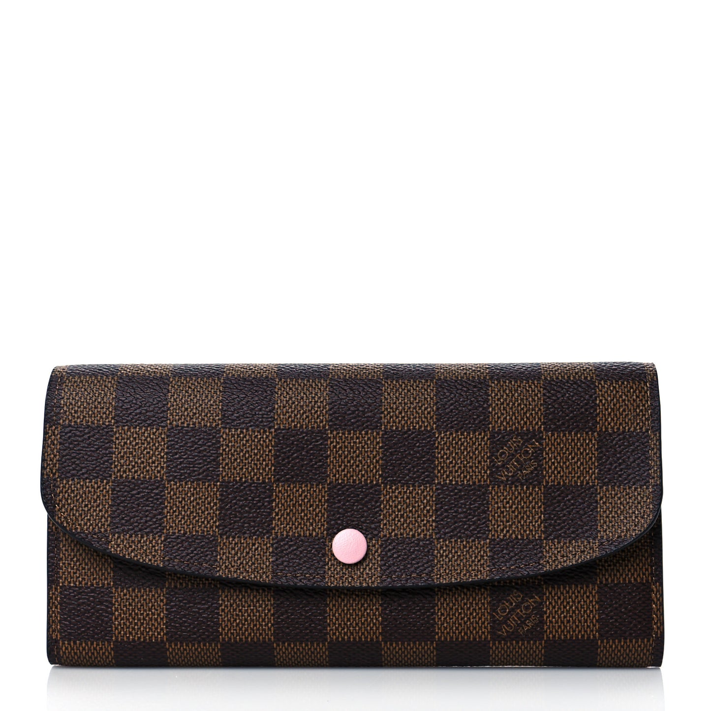 Damier Ebene Emilie Wallet Rose Ballerine
