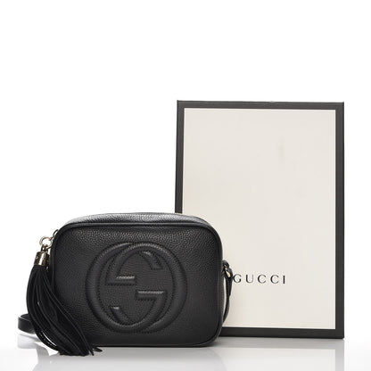 Gucci Pebbled Calfskin Small Soho Disco Bag Black 8 of 8