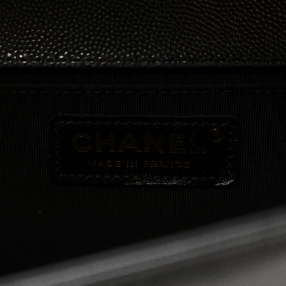 Chanel Caviar Quilted Medium Boy Flap Black 6 of 11