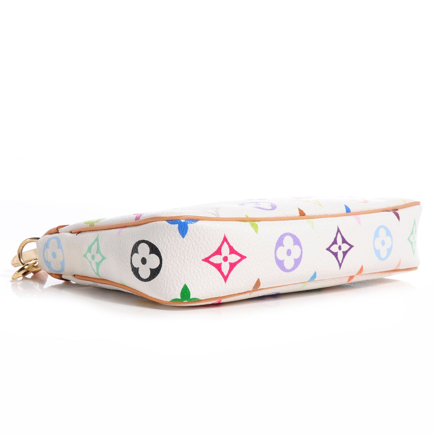 Monogram Multicolor Pochette Accessories White