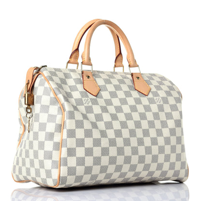 Louis Vuitton Damier Azur Speedy 30 3 of 9