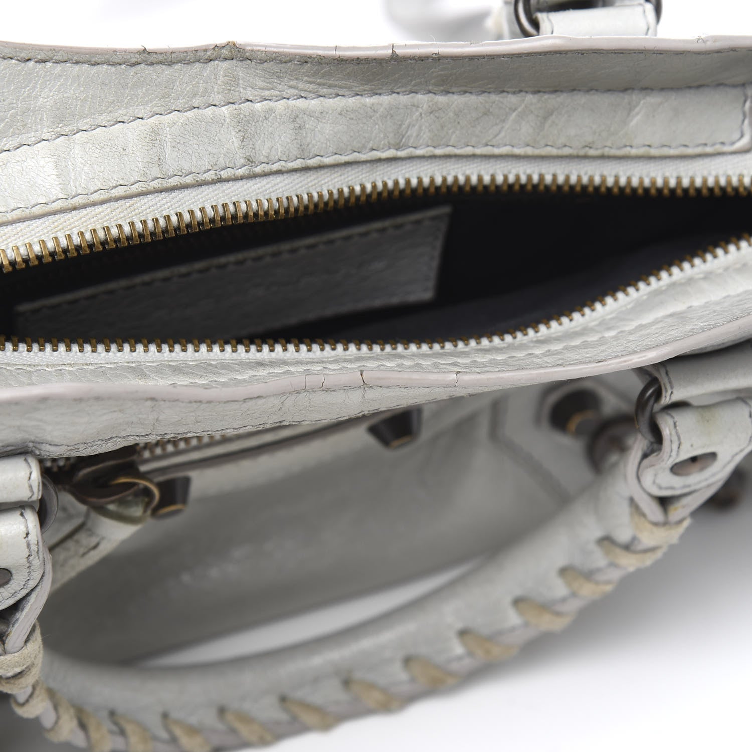 Balenciaga Agneau Classic Hardware Mini City Gris Glace 8 of 15