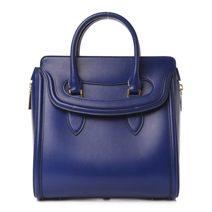Alexander McQueen Calfskin Large Heroine Blue 1 of 11