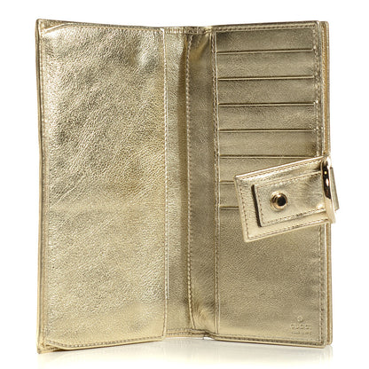 Gucci Monogram Abbey Continental Wallet Gold 6 of 8
