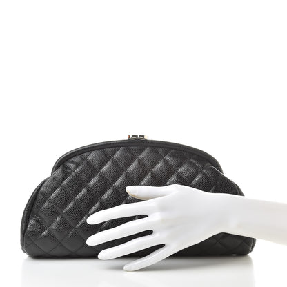 Chanel Caviar Quilted Timeless Clutch Black 2 of 8