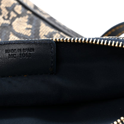 Christian Dior Monogram Mini Saddle Pochette Navy 7 of 10