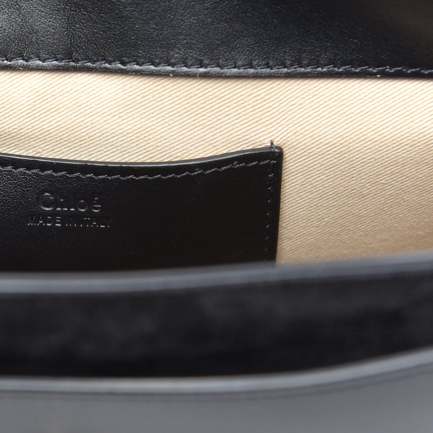 Calfskin Suede Large Tess Bag Black
