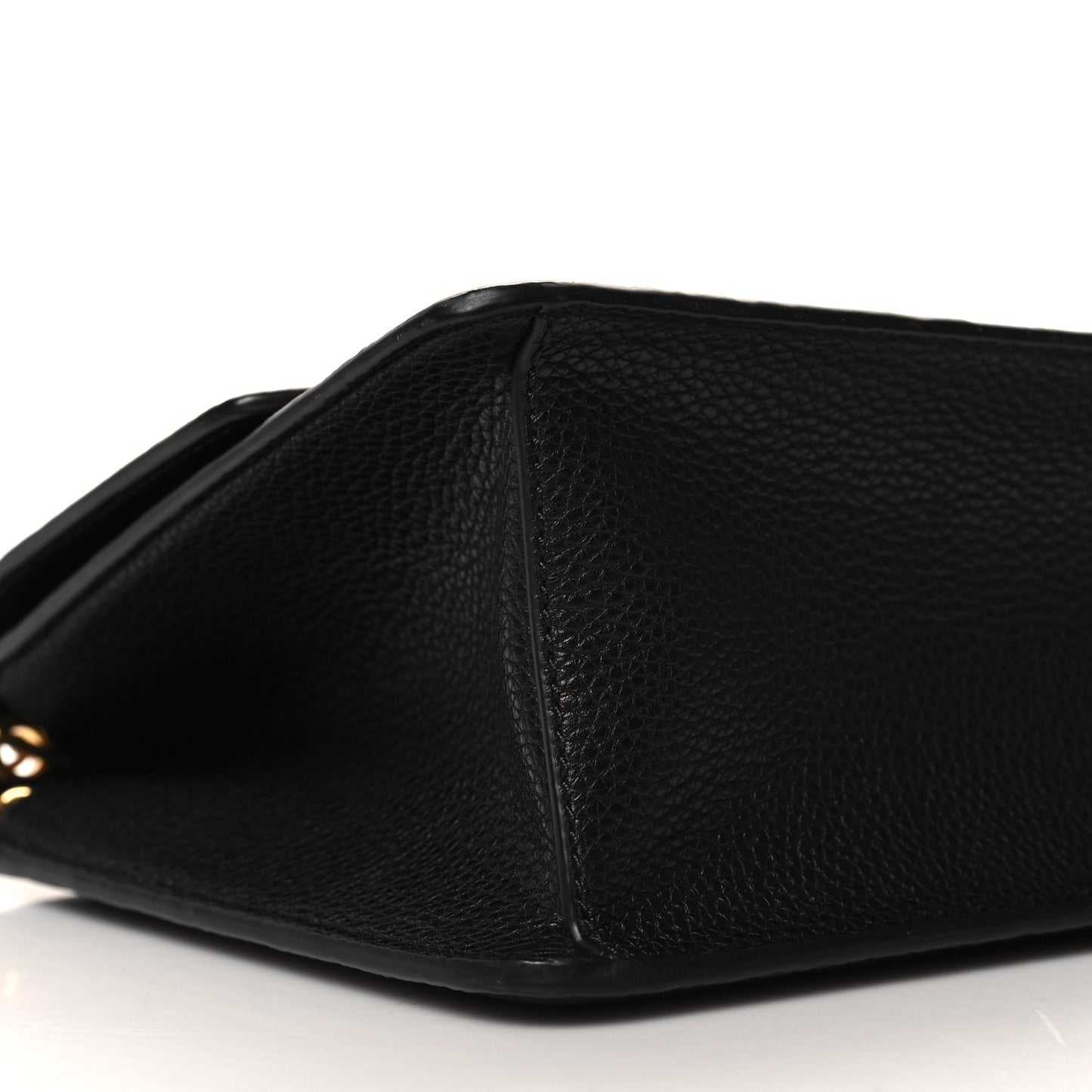 Small Classic Grain Calfskin Small Darley Black
