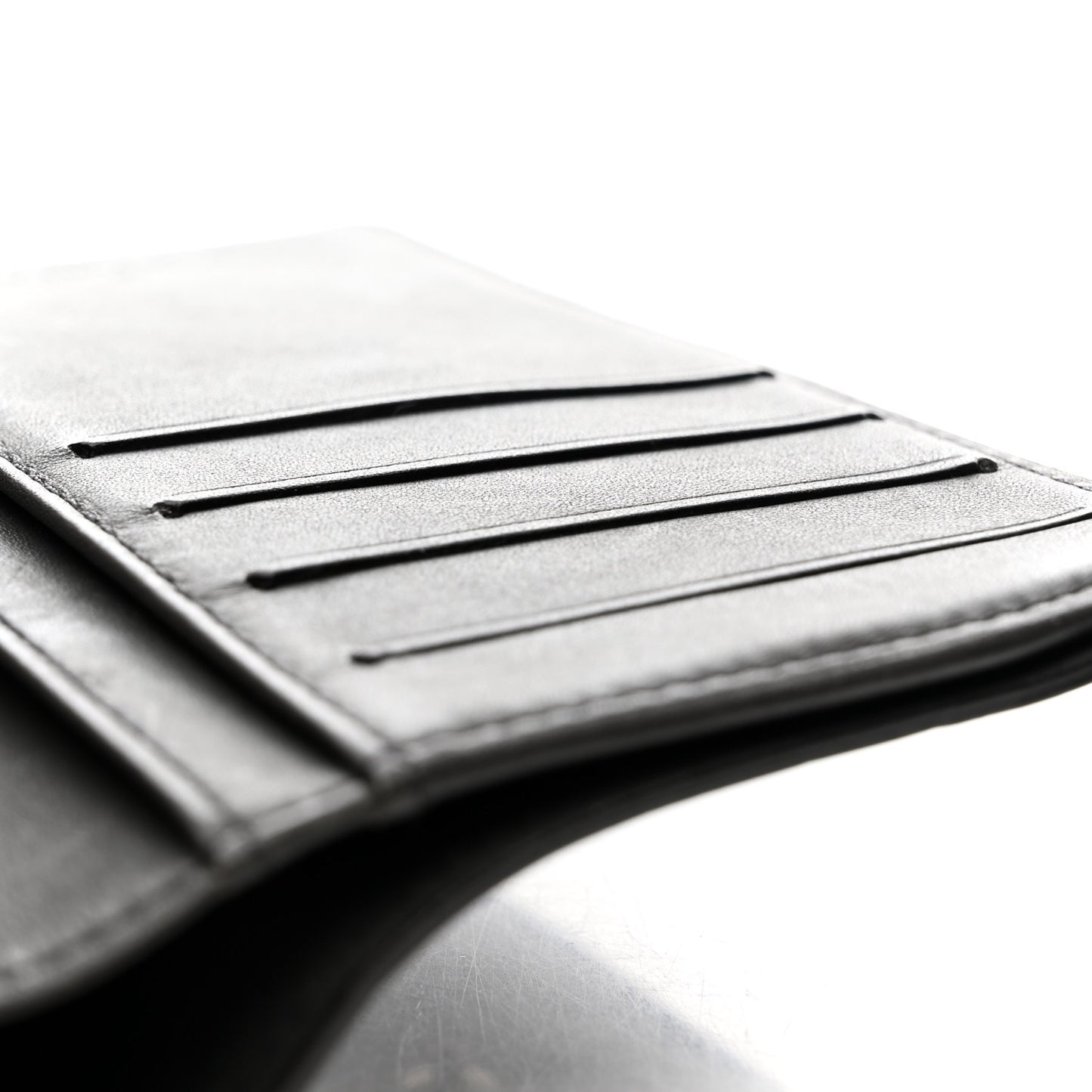Mat Monogram French Purse Wallet Black