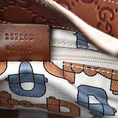 Gucci Canvas Guccissima Hobo Brown 7 of 13