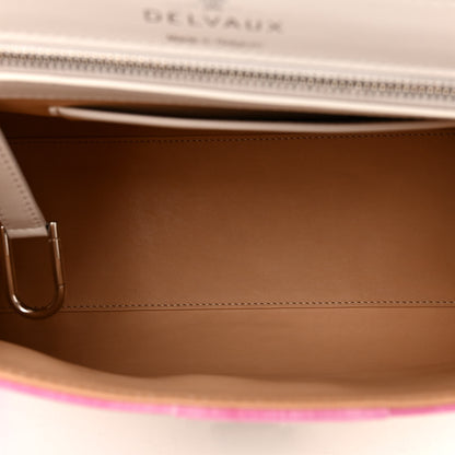 Delvaux Box Calfskin MM Brillant Cuir Oeillet Satchel 5 of 9