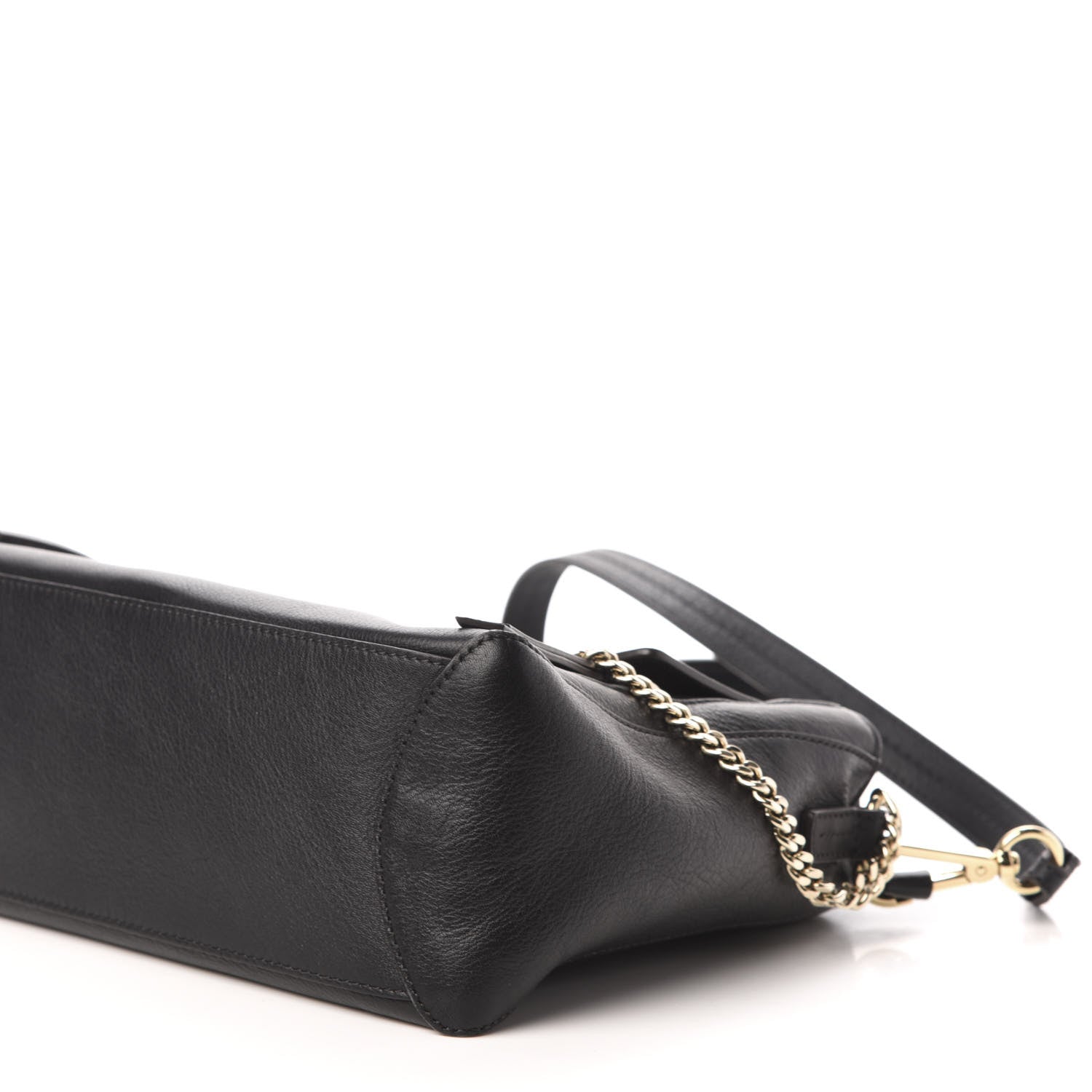 Chloe Calfskin Small Faye Day Shoulder Bag Black 10 of 11