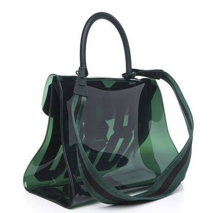 Delvaux PVC The Hero 1829 Brillant Satchel Vert 3 of 9