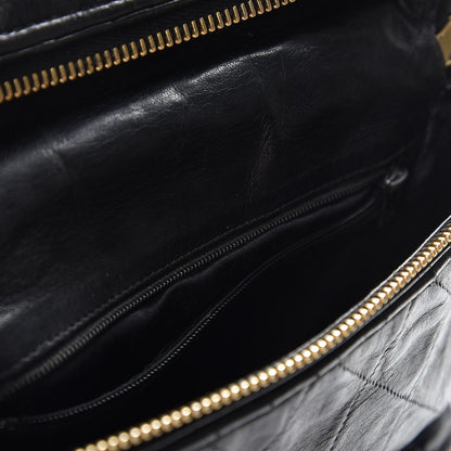 Chanel Lambskin Quilted Tassel Shoulder Bag Black 9 of 11
