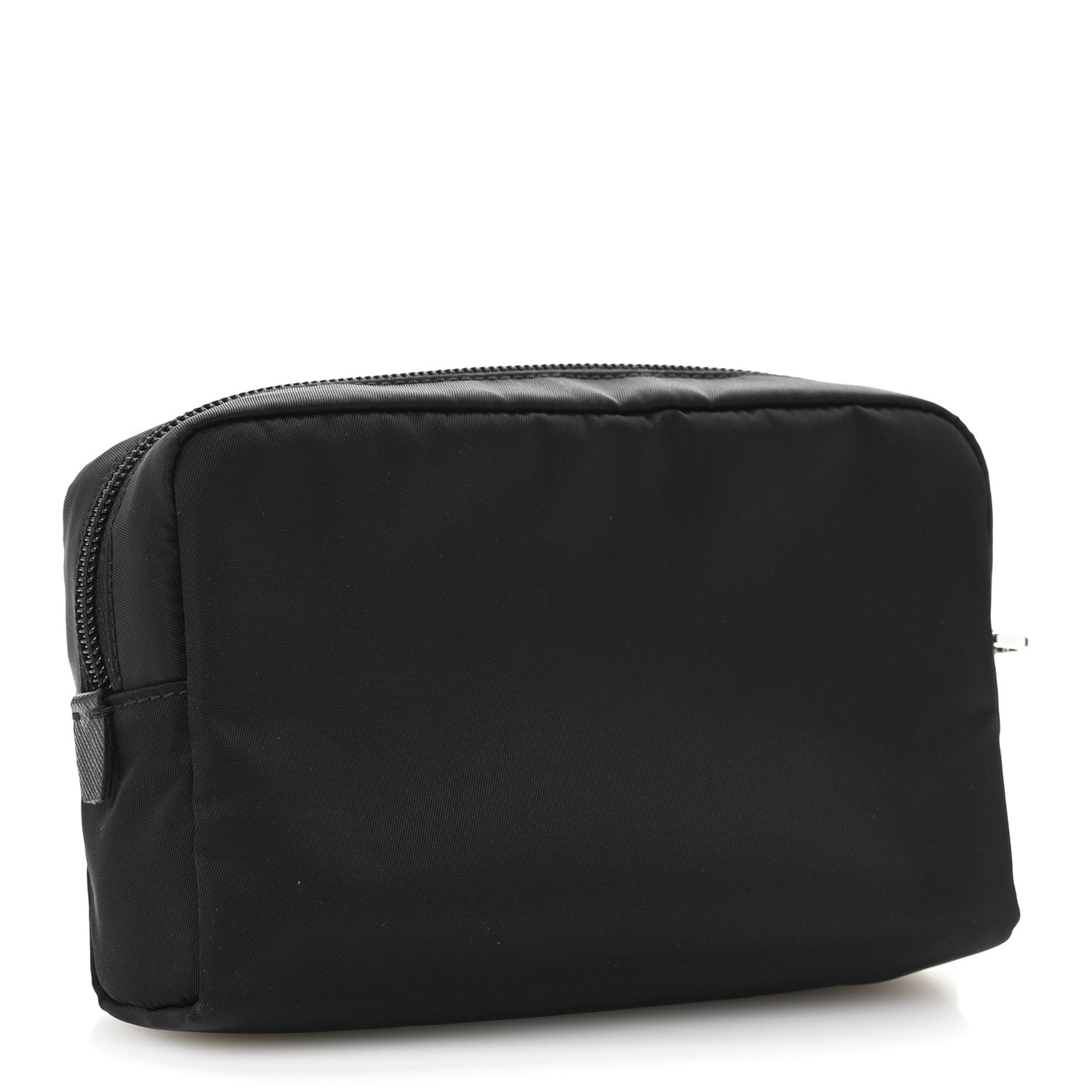 Re-Nylon Vela Saffiano Wristlet Black