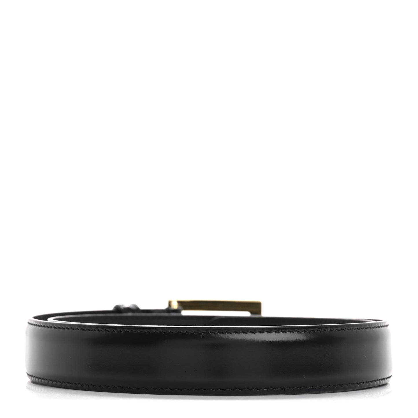 Calfskin Icaro G Cube 25mm Belt 80 32 Black
