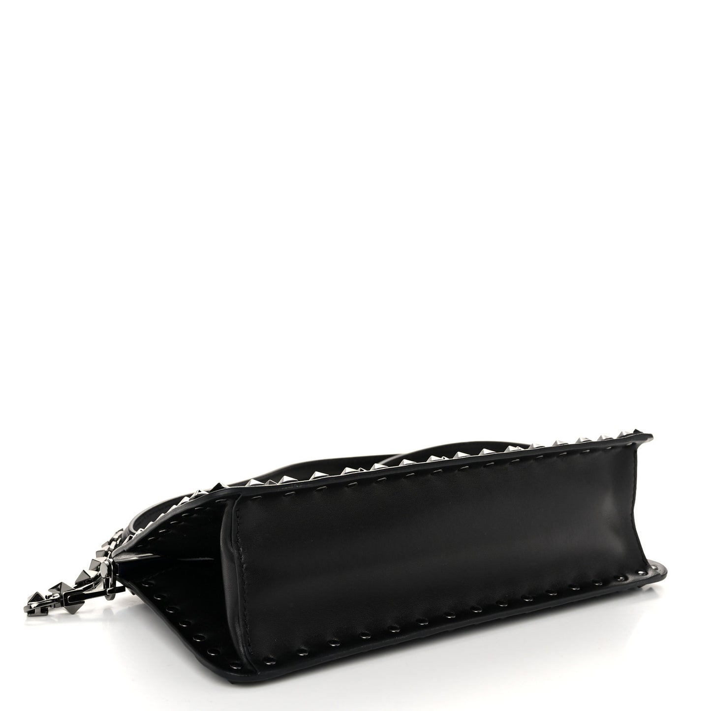 Rockstud Spike Shoulder Bag Black