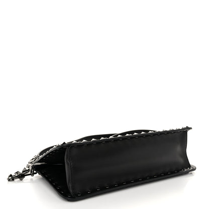 Valentino Garavani Rockstud Spike Shoulder Bag Black 4 of 10