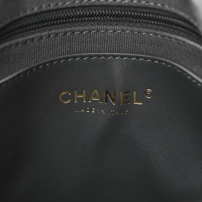 Chanel Shiny Lambskin Quilted Large Trendy Pockets Hobo Grey 6 of 10