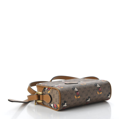 Gucci X DISNEY Mini Vintage GG Supreme Monogram Mickey Mouse Shoulder Bag Beige Vintage Sun Oil 4 of 11