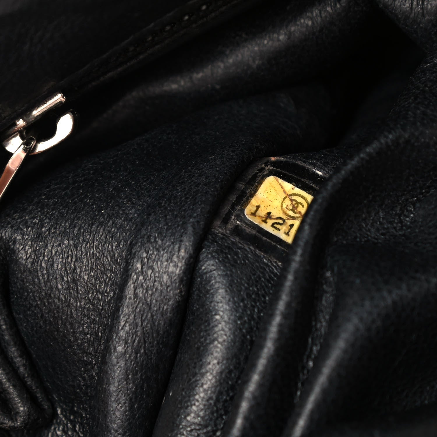 Chanel Lambskin Perforated Timeless Clutch Black 15 of 16