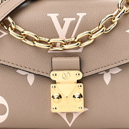 Louis Vuitton Empreinte Monogram Giant Pochette Metis East West Tourterelle Creme 7 of 9