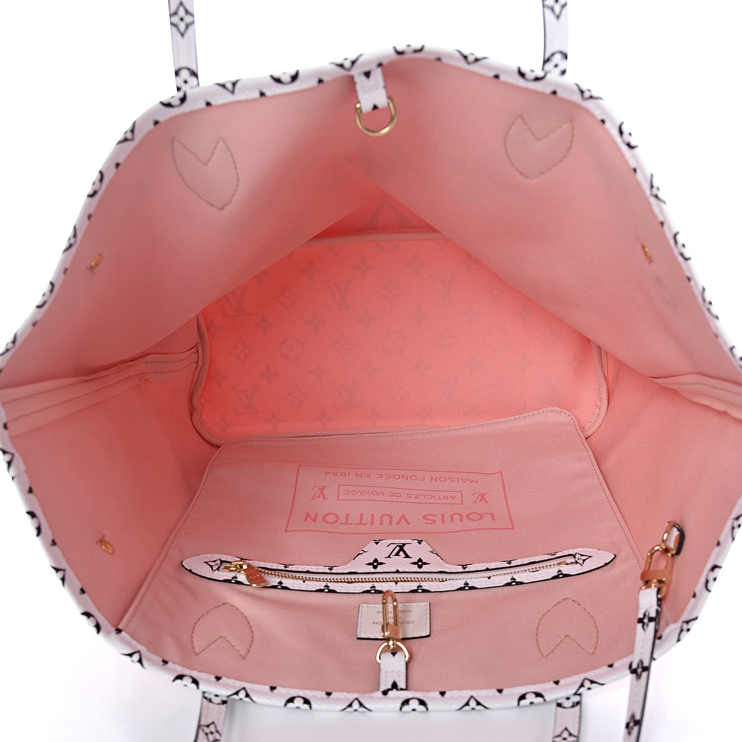 Monogram Giant Neverfull MM Rouge