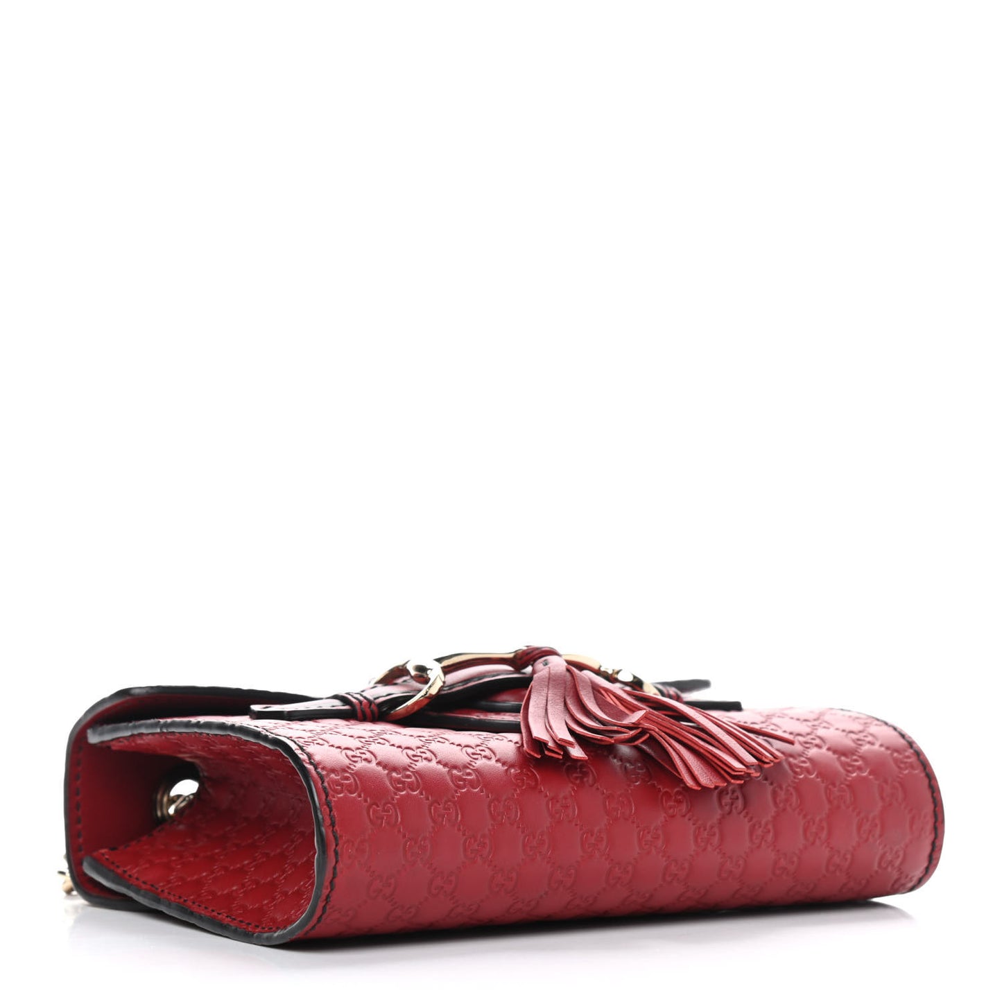 Soft Microguccissima Mini Emily Chain Shoulder Bag Rosso