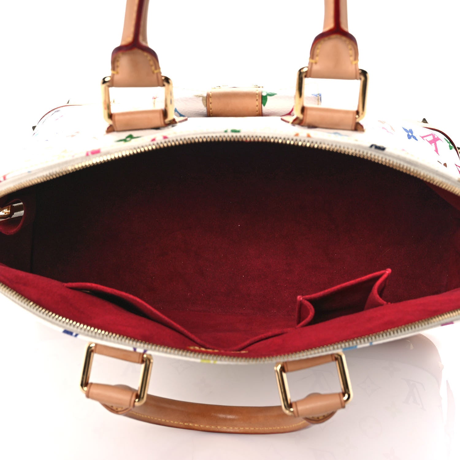 Louis Vuitton Monogram Multicolor Alma GM White 5 of 10