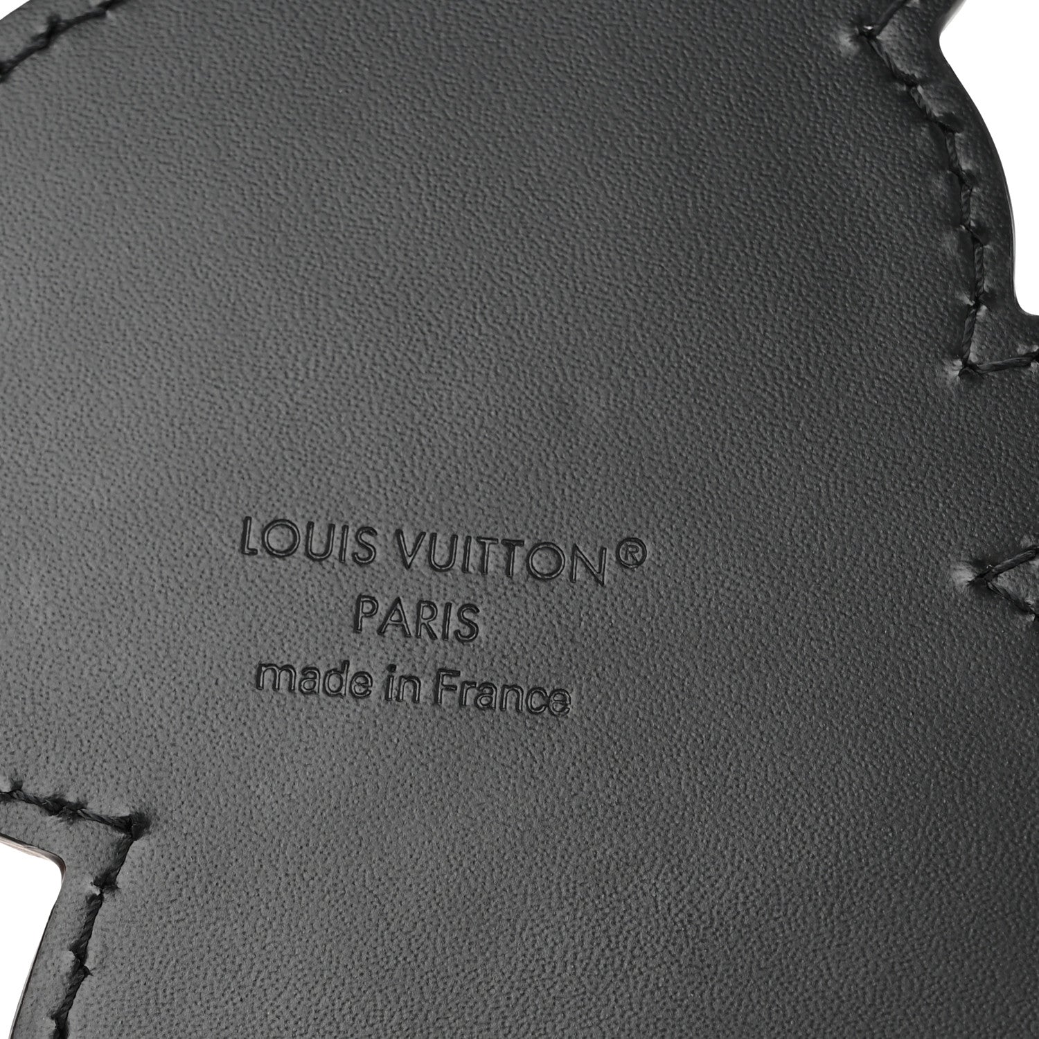 Louis Vuitton LV x TM Cowhide Monogram Superflat Panda Key Ring Bag Charm Multicolor 3 of 4