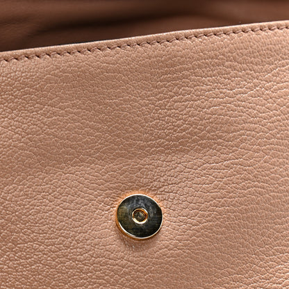 Balenciaga Agneau Giant 12 Gold Hardware Envelope Strap Clutch Rose Bonbon 13 of 17