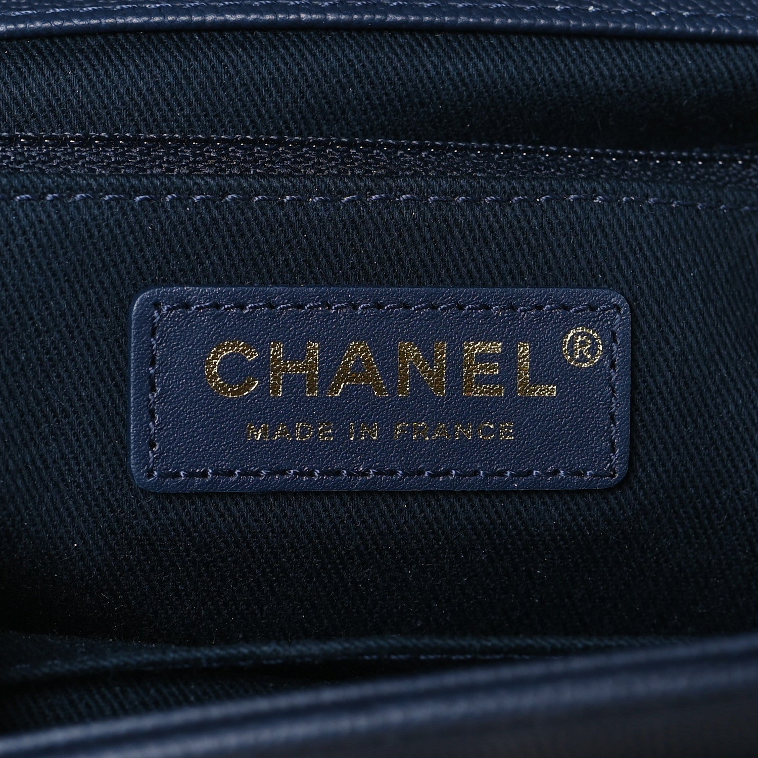 Chanel Caviar Quilted Medium Business Affinity Flap Navy 6 of 10