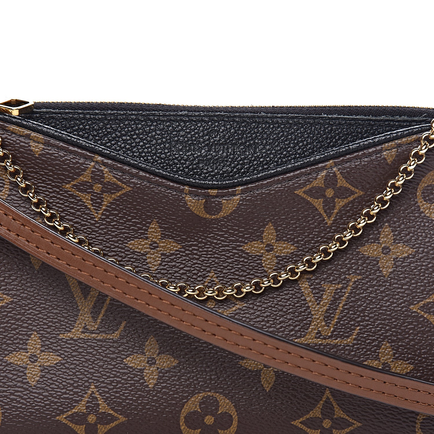 Louis Vuitton Monogram Pallas Clutch Black 11 of 11
