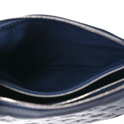 Louis Vuitton Lambskin Embossed Monogram Coussin PM Navy 5 of 9
