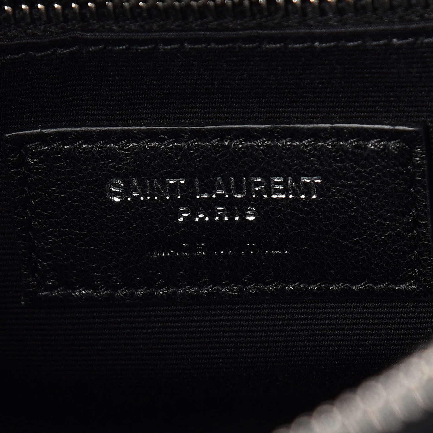 Saint Laurent Calfskin Y Quilted Monogram Small Loulou Shopper Black 8 of 9